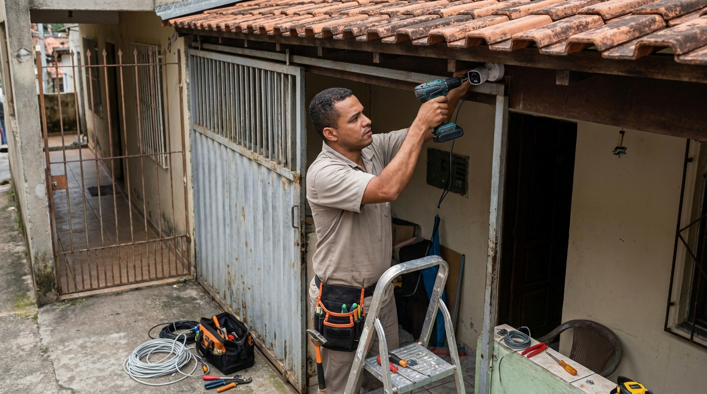 Instalação de Câmera Residencial em São Bernardo do Campo‑SP